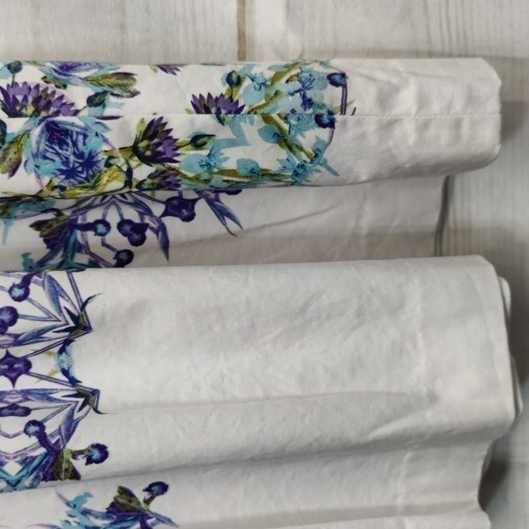 Talbots Floral Pleated Skirt Size 10P - Picture 5 of 10